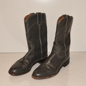 justin basics roper cowboy boots